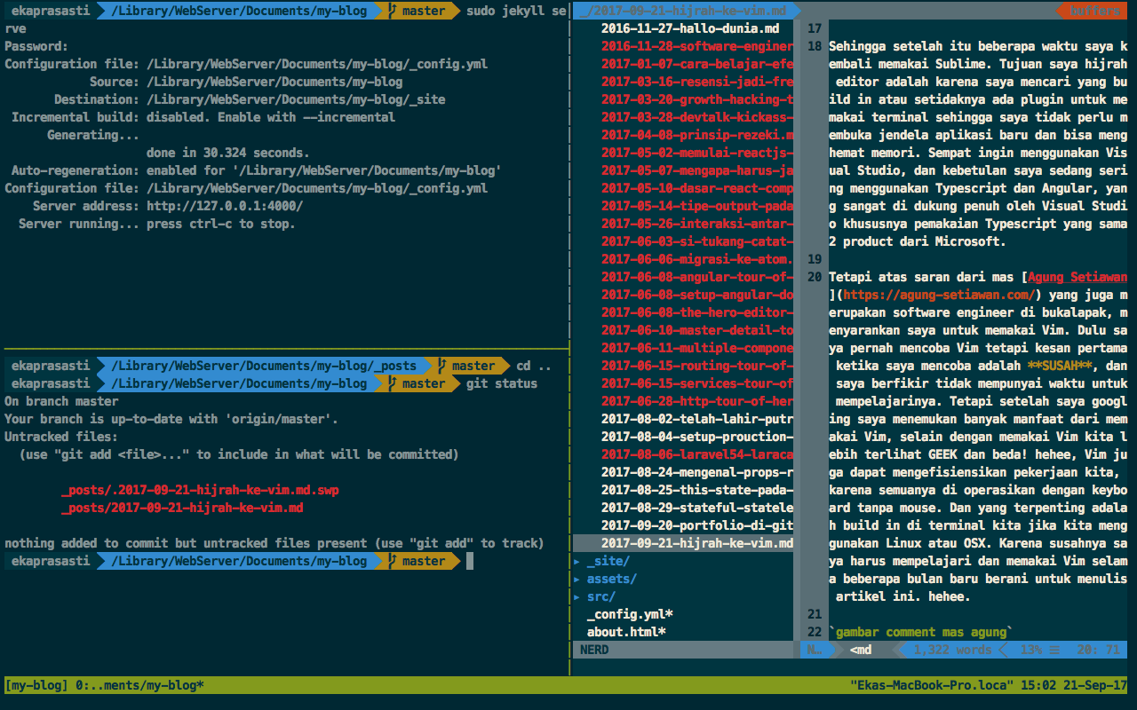 screenshot tmux