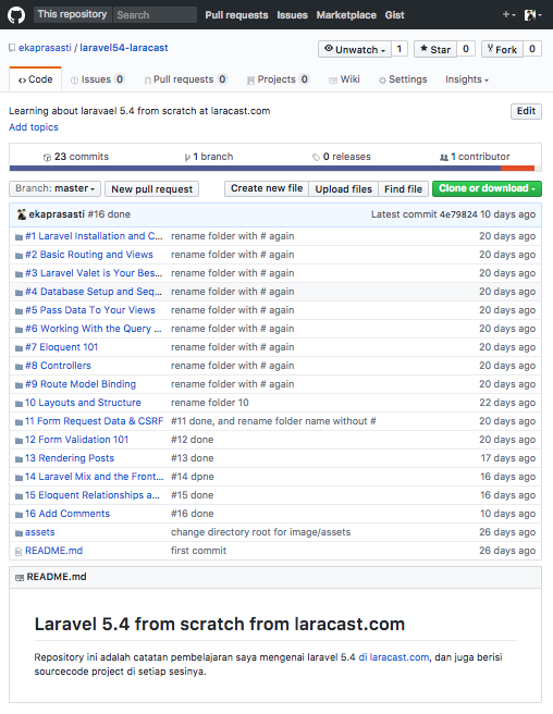 Github laravel54 laracast