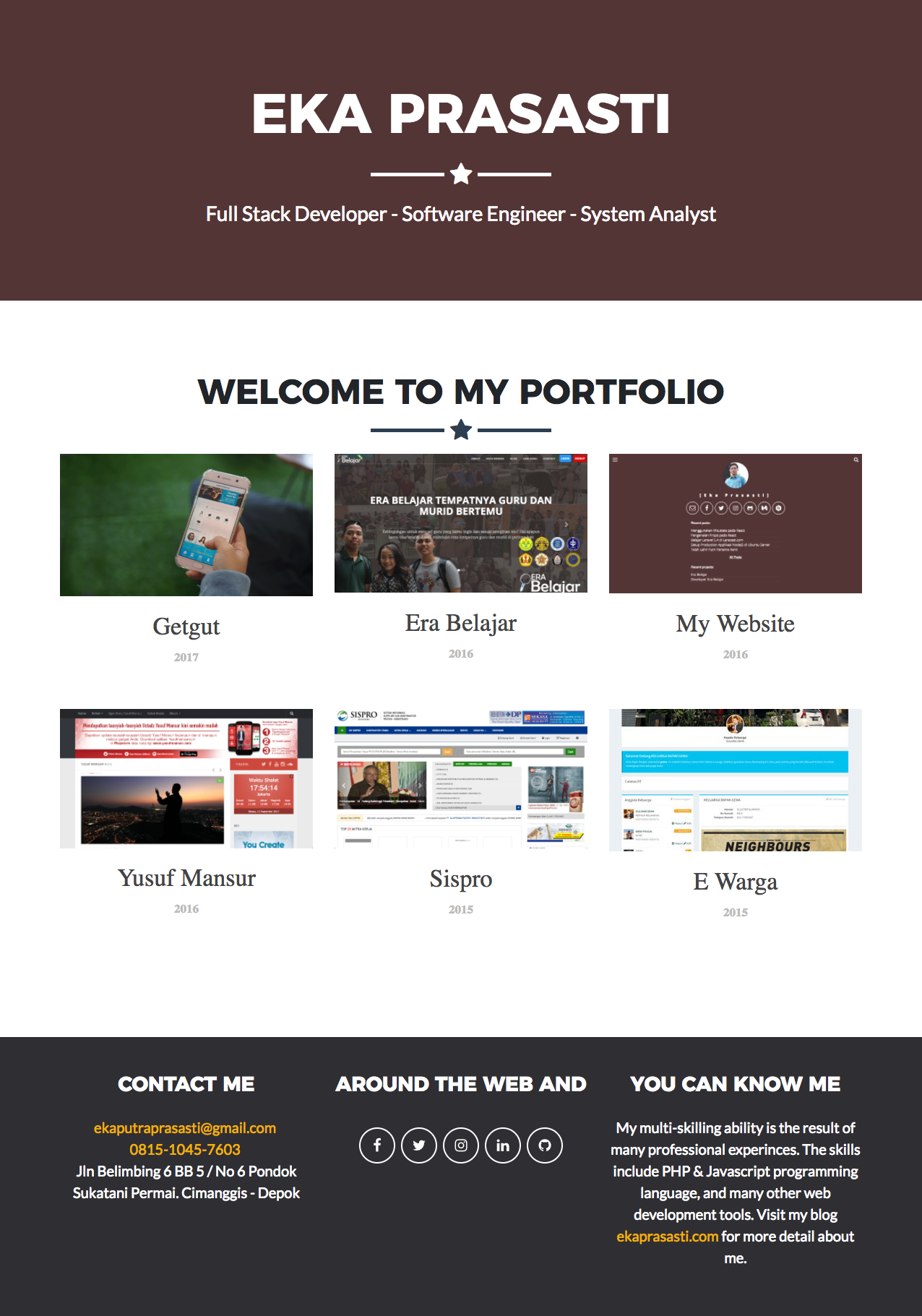 portfolio ekaprasasti