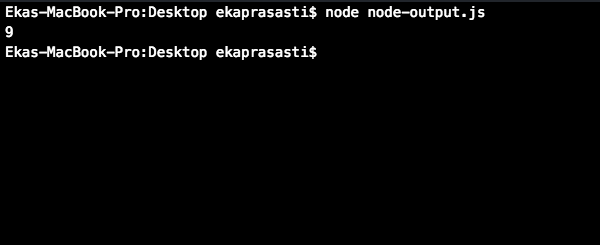 node output